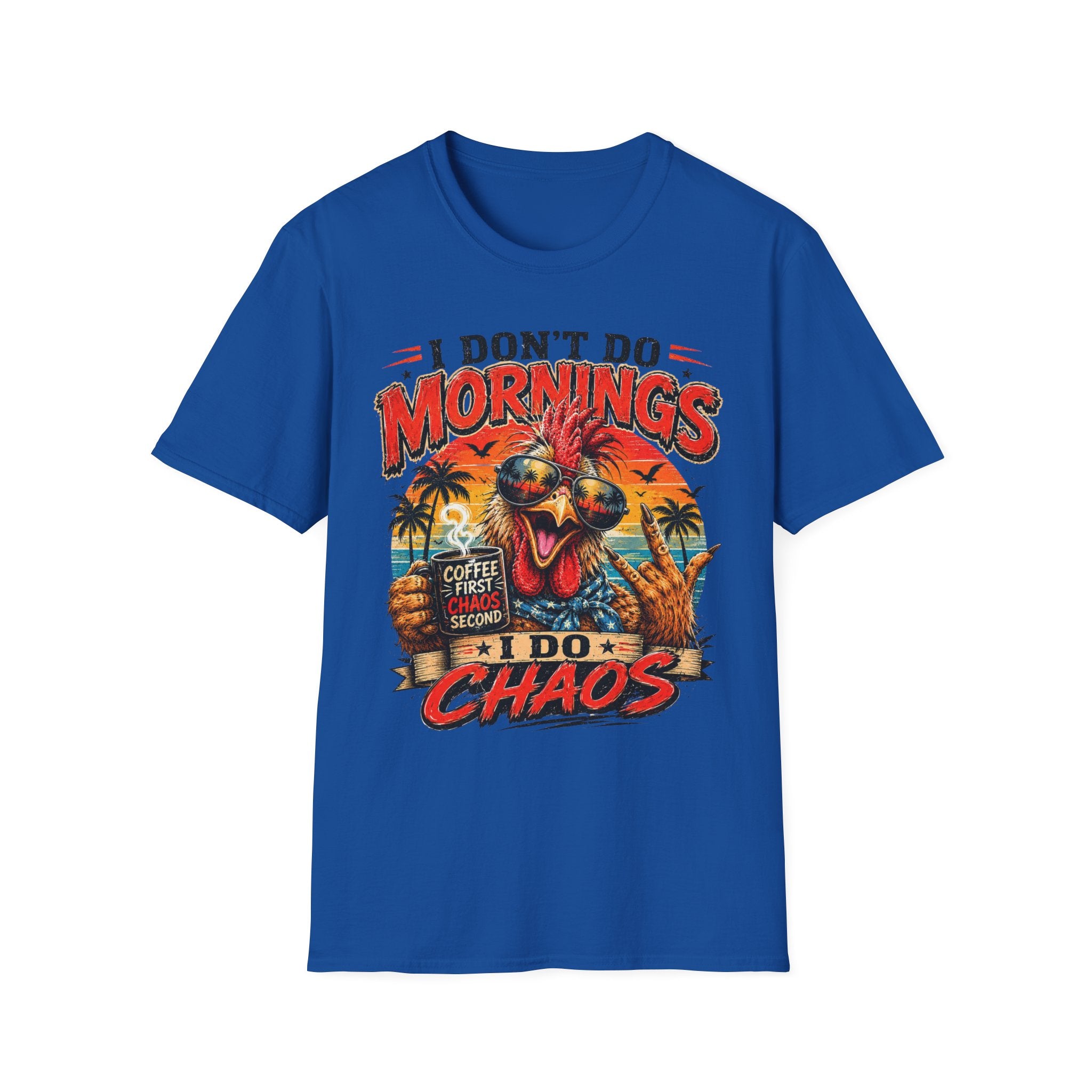 Morning Chaos Rooster Tee