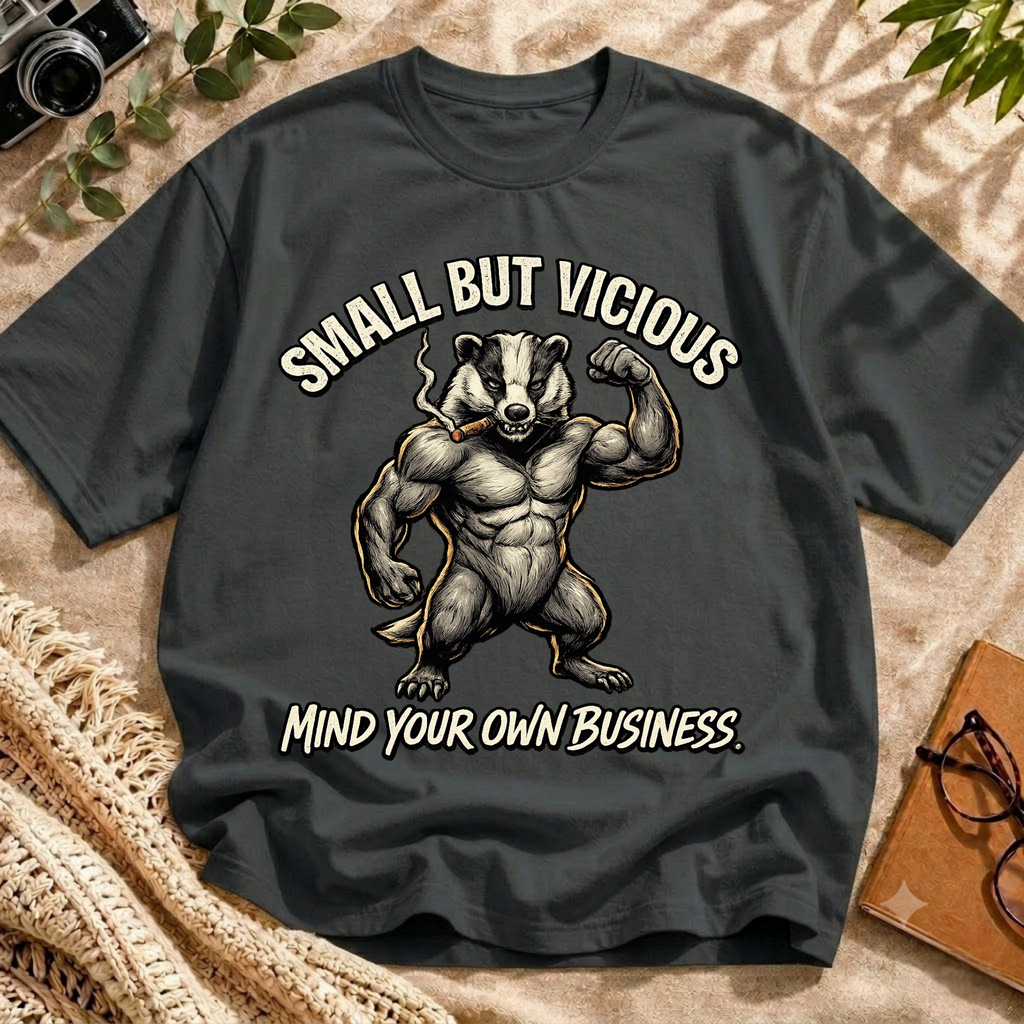 Tough Badger Vintage Tee