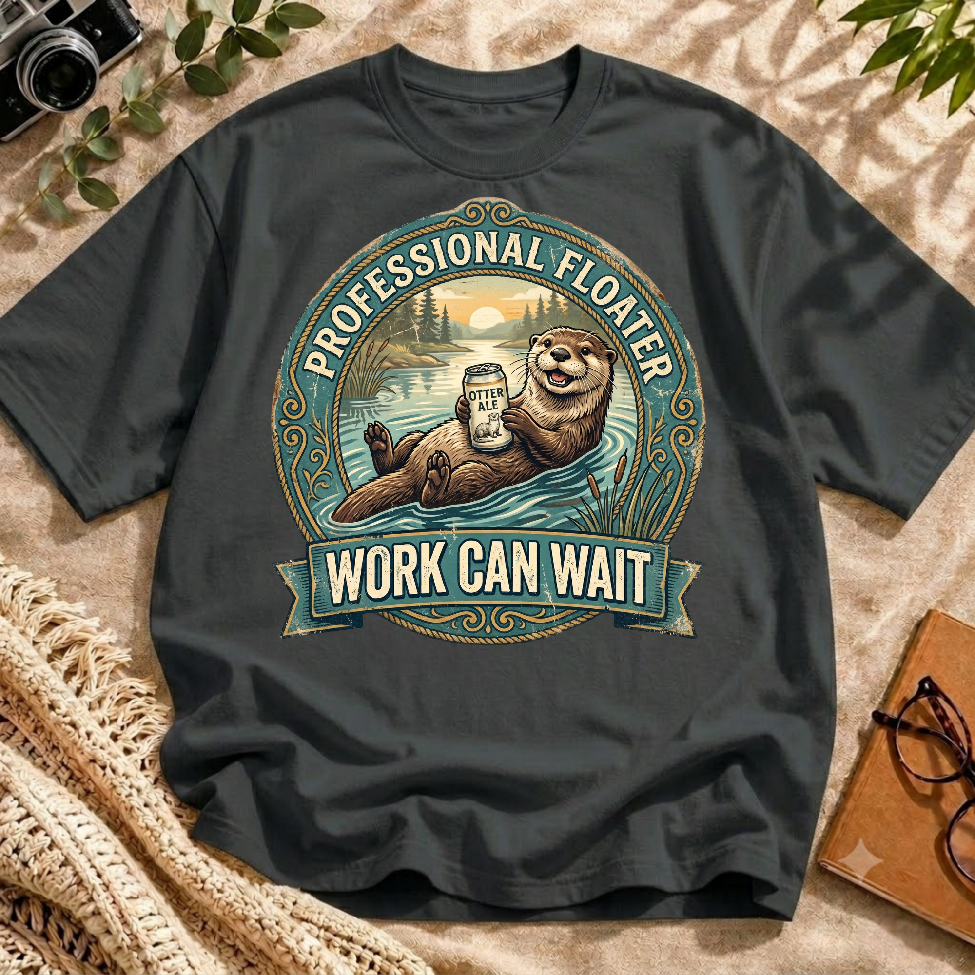 Lazy River Otter Tee"