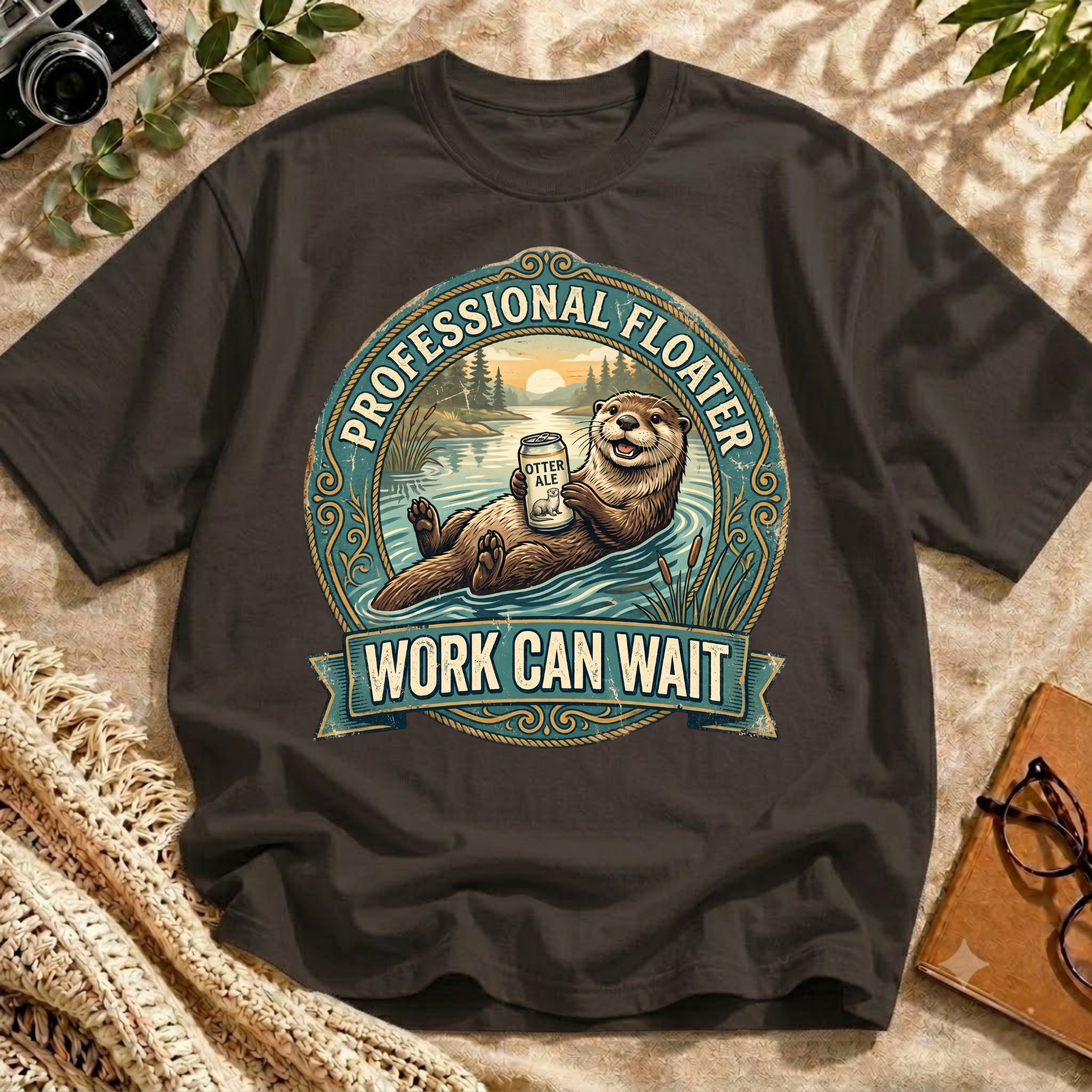 Lazy River Otter Tee"