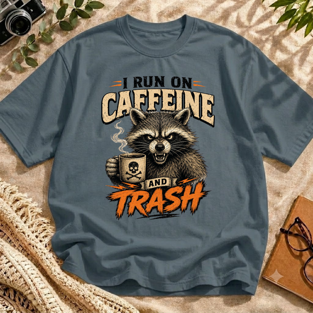 Caffeinated Trash Panda Tee