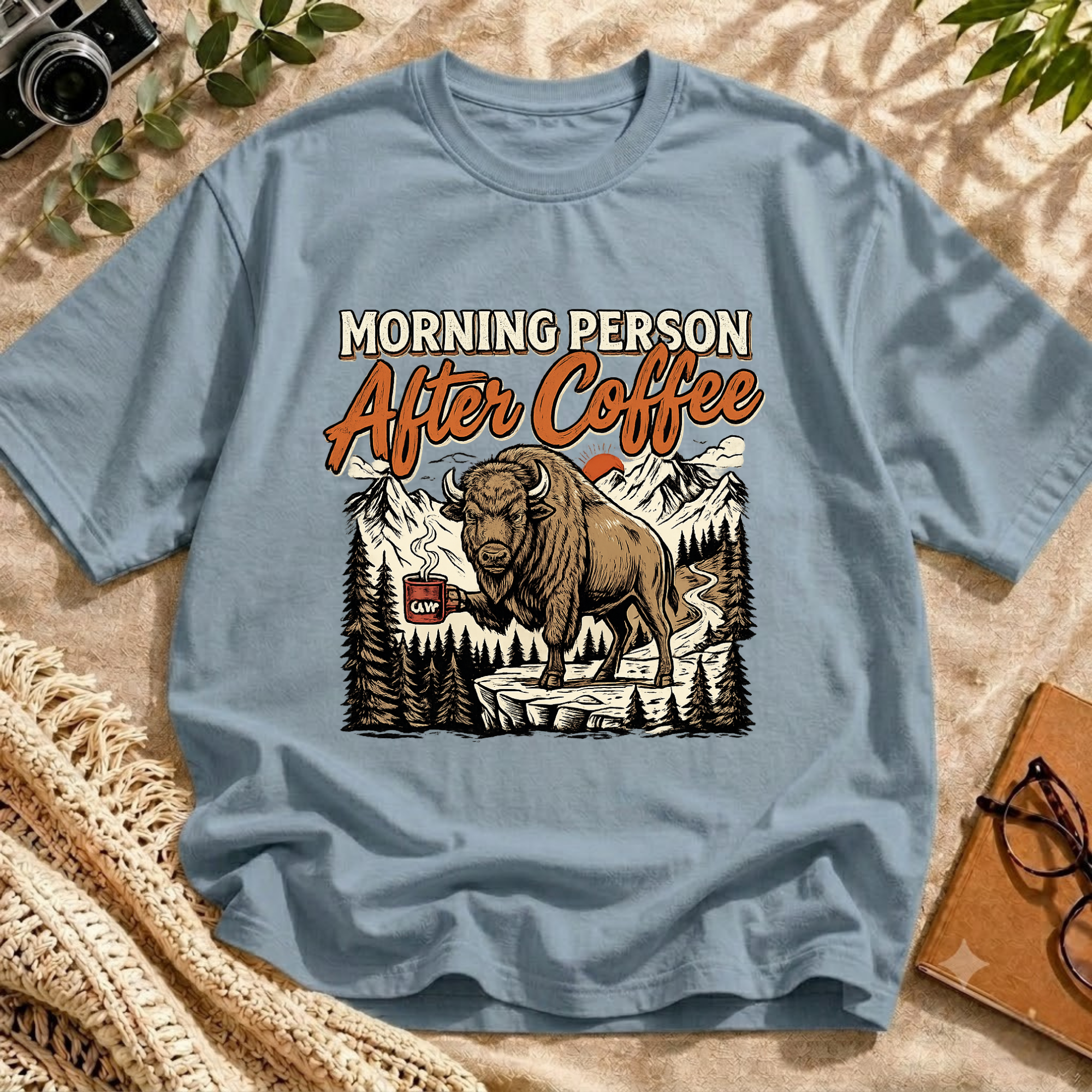 Bison Morning Coffee Tee