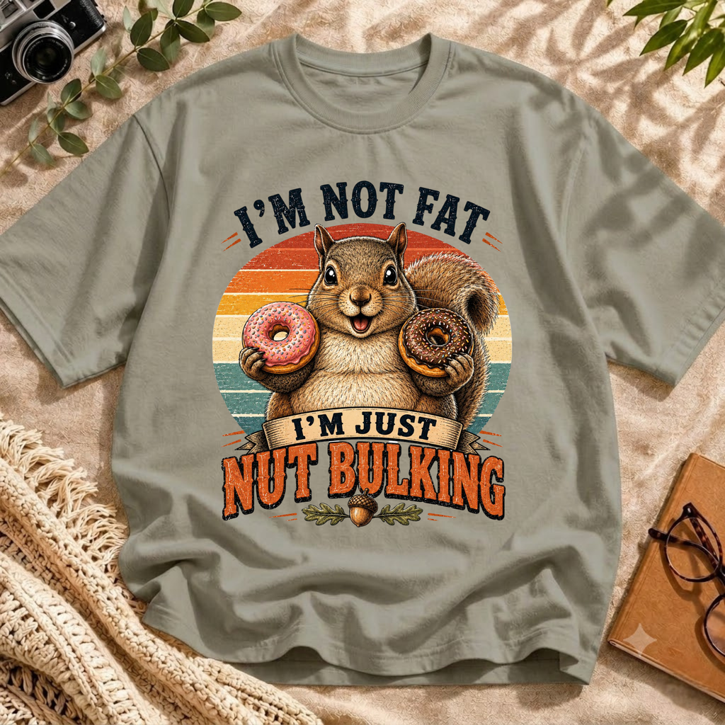 Certified Nut Addict Squirrel Tee