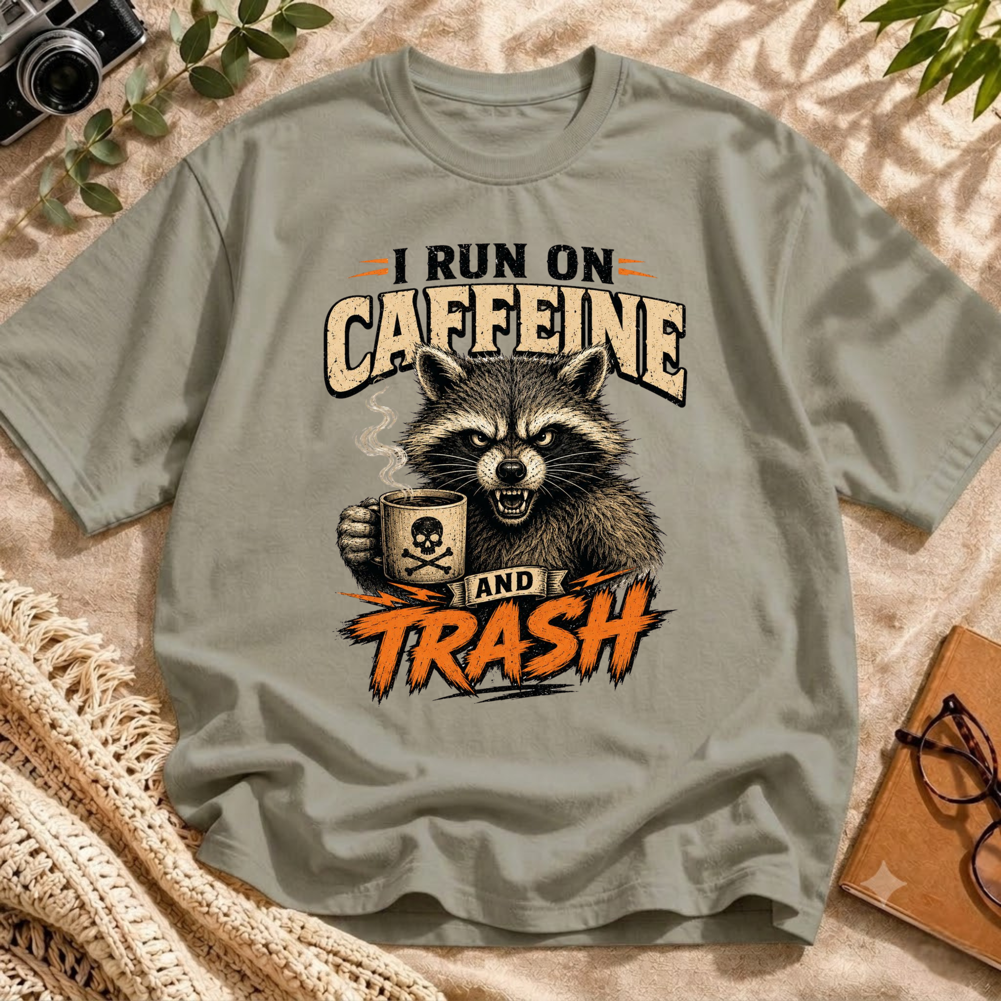 Caffeinated Trash Panda Tee