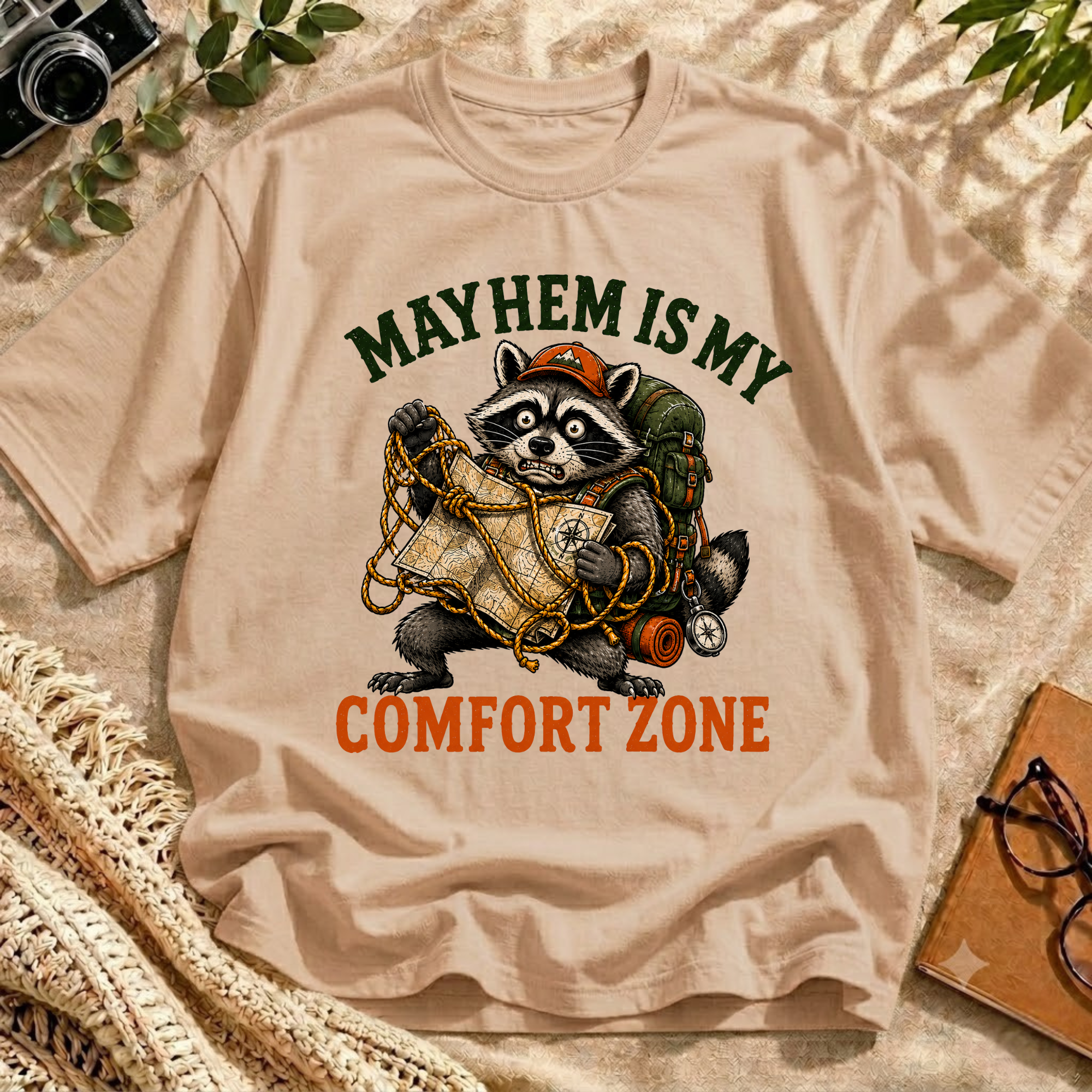 Dumpster Goblin Raccoon Tee
