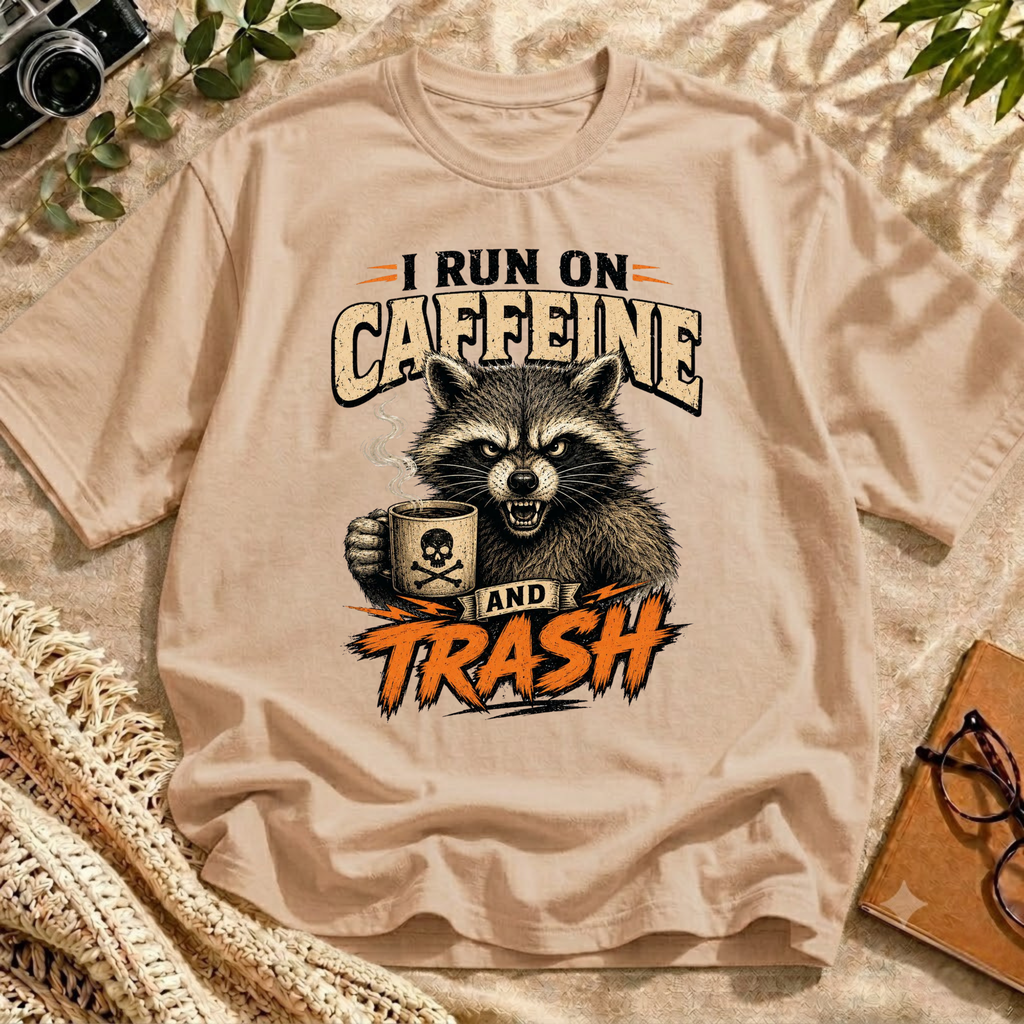Caffeinated Trash Panda Tee