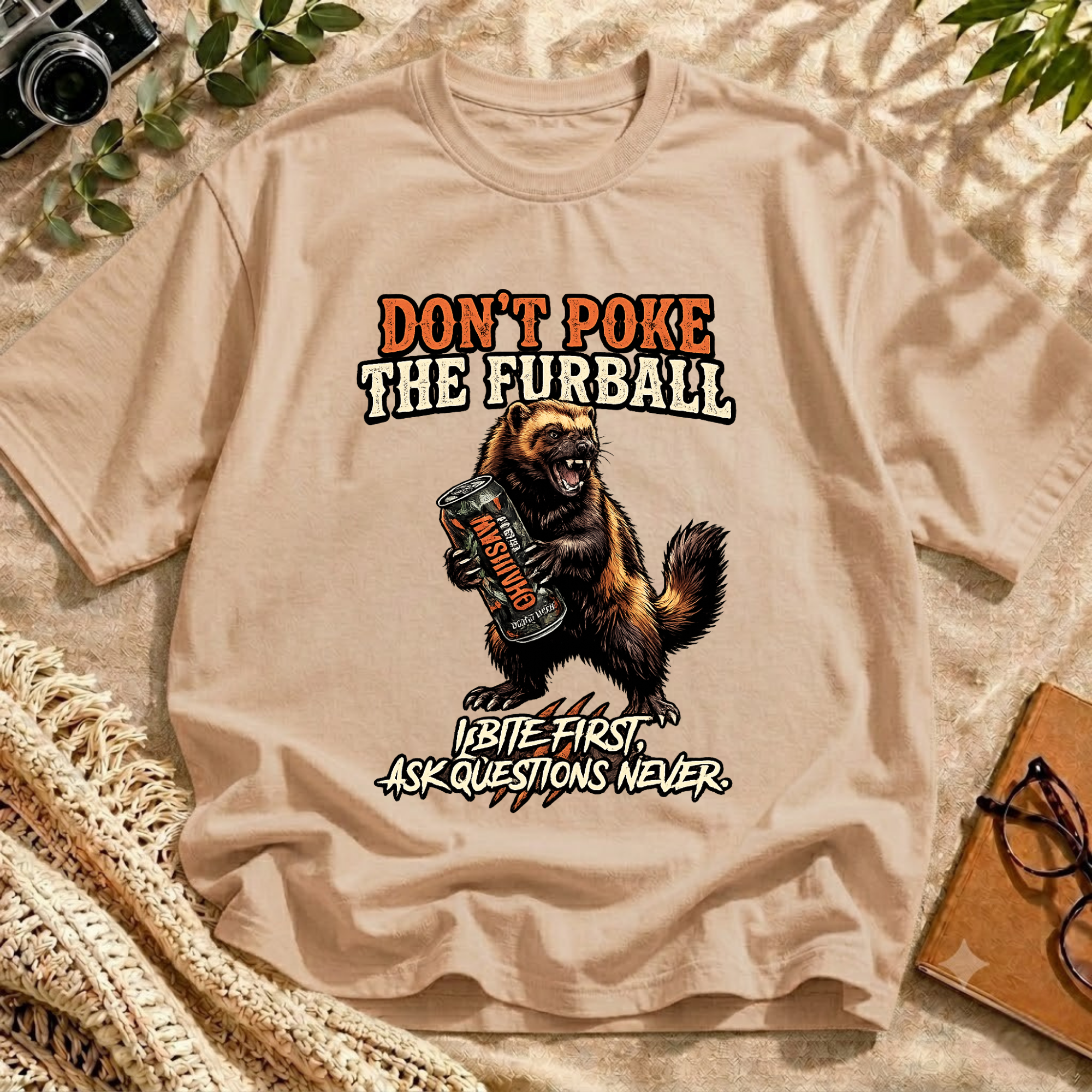 Fierce Wolverine Camp Tee