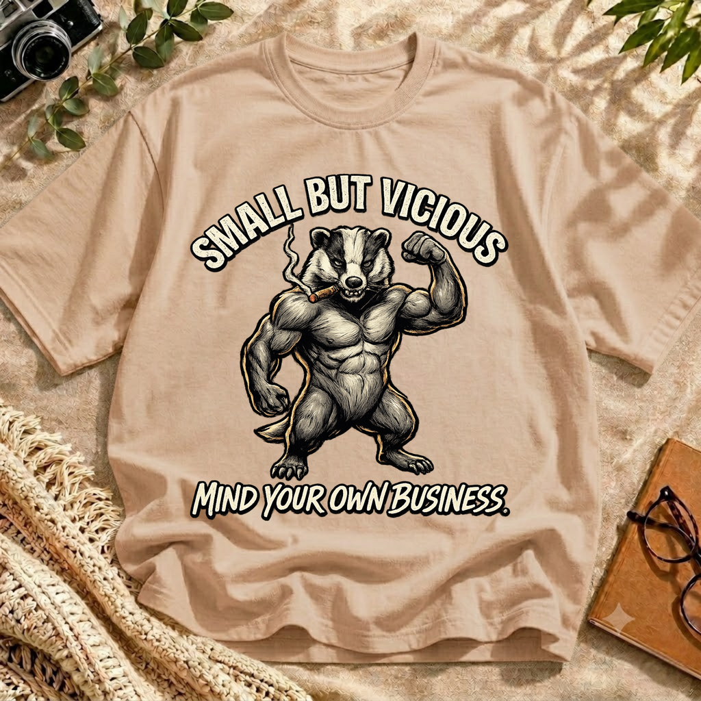 Tough Badger Vintage Tee