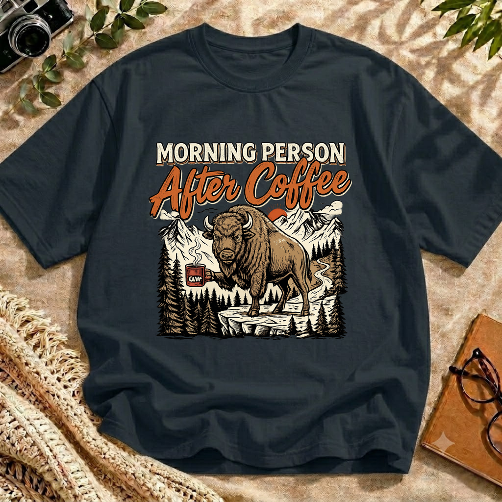 Bison Morning Coffee Tee