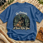 Funny Camping Bear Tee