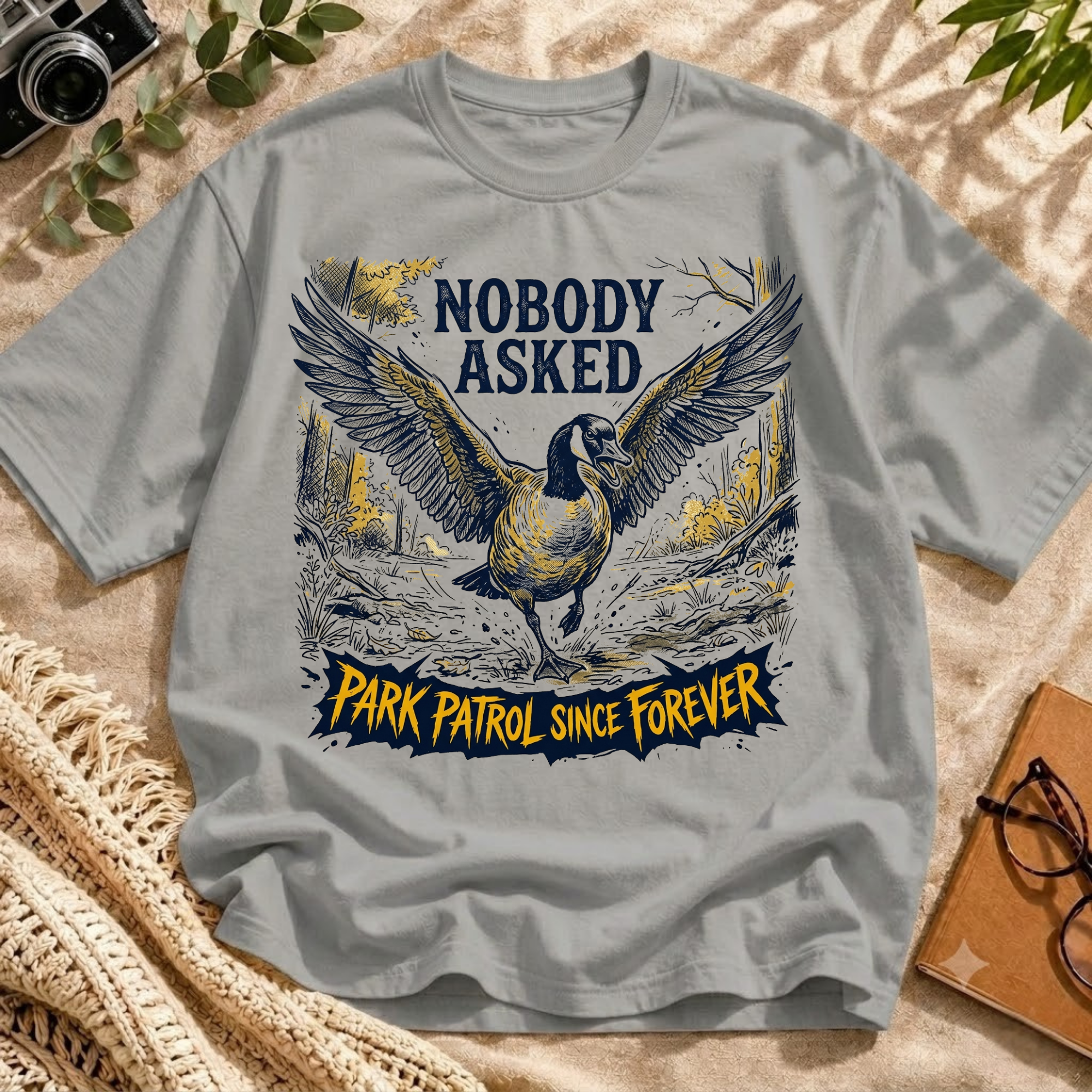 Angry Goose Funny Tee