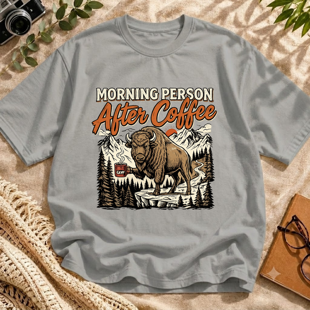 Bison Morning Coffee Tee