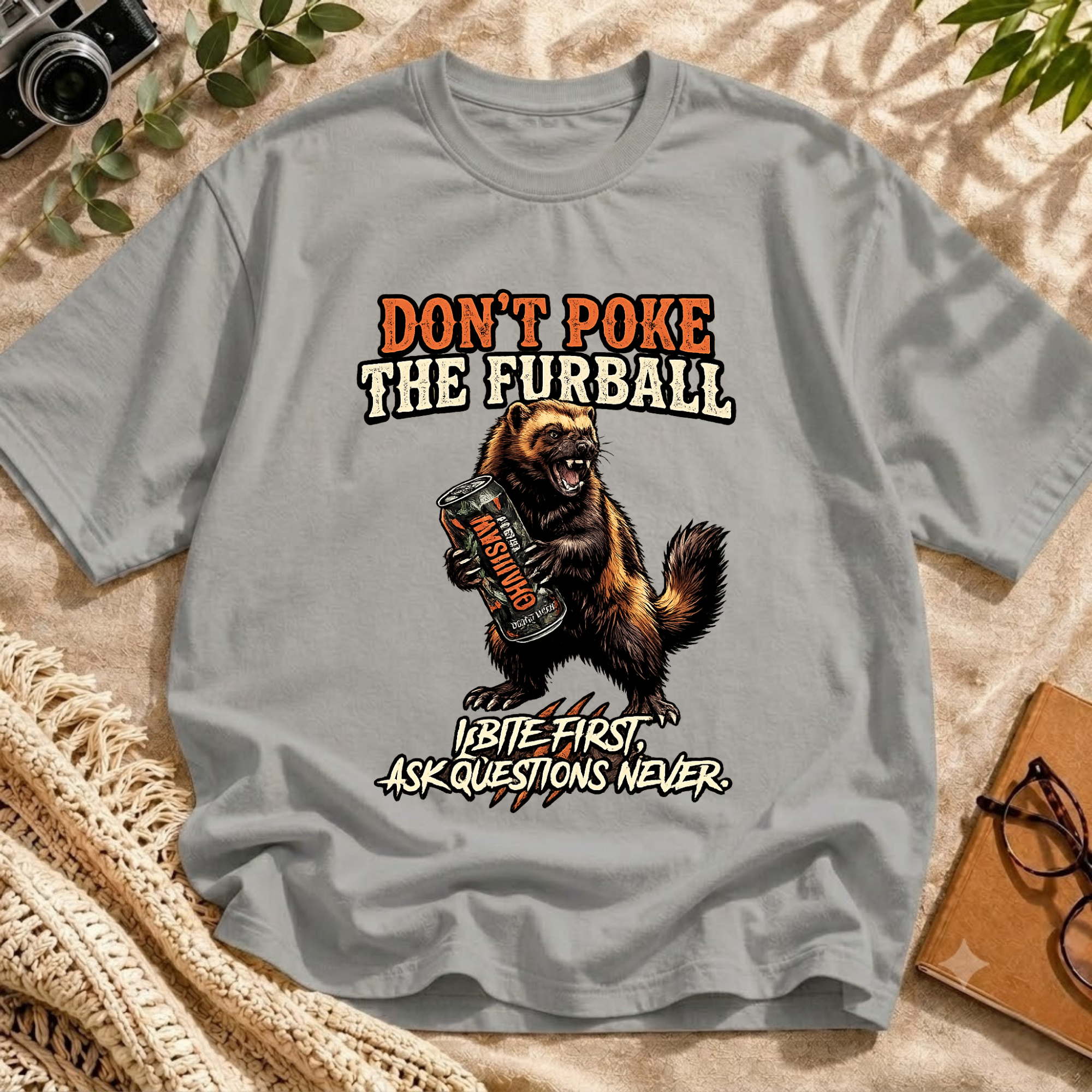Fierce Wolverine Camp Tee