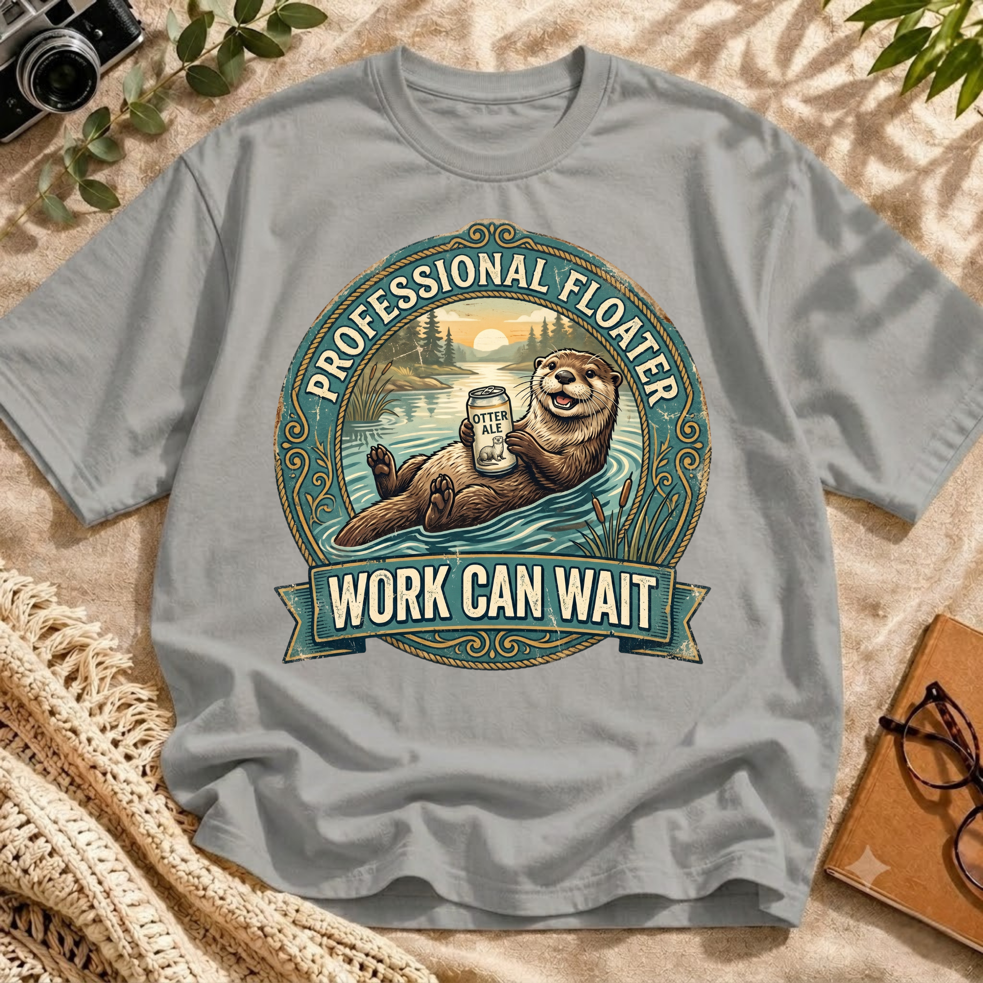 Lazy River Otter Tee"