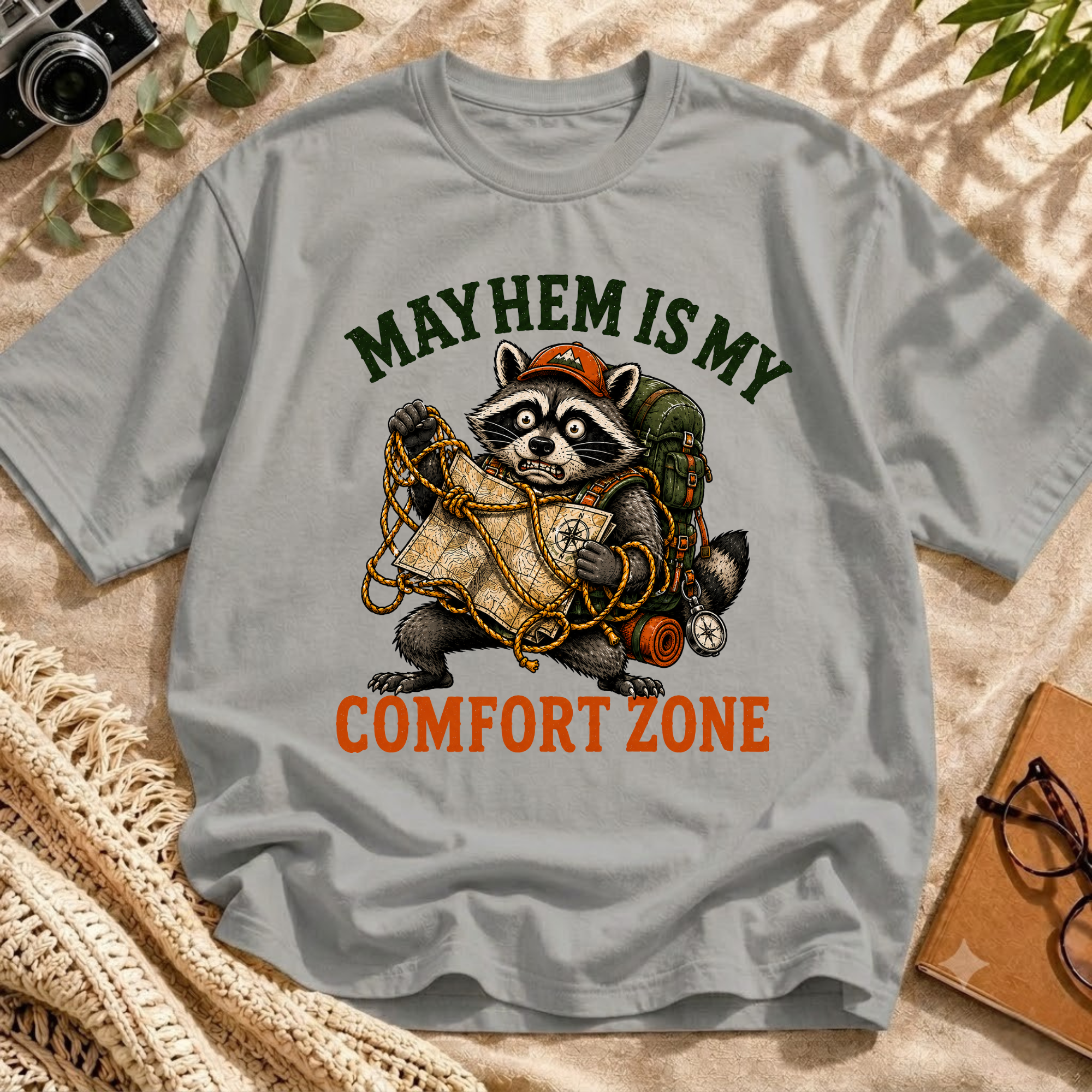Dumpster Goblin Raccoon Tee