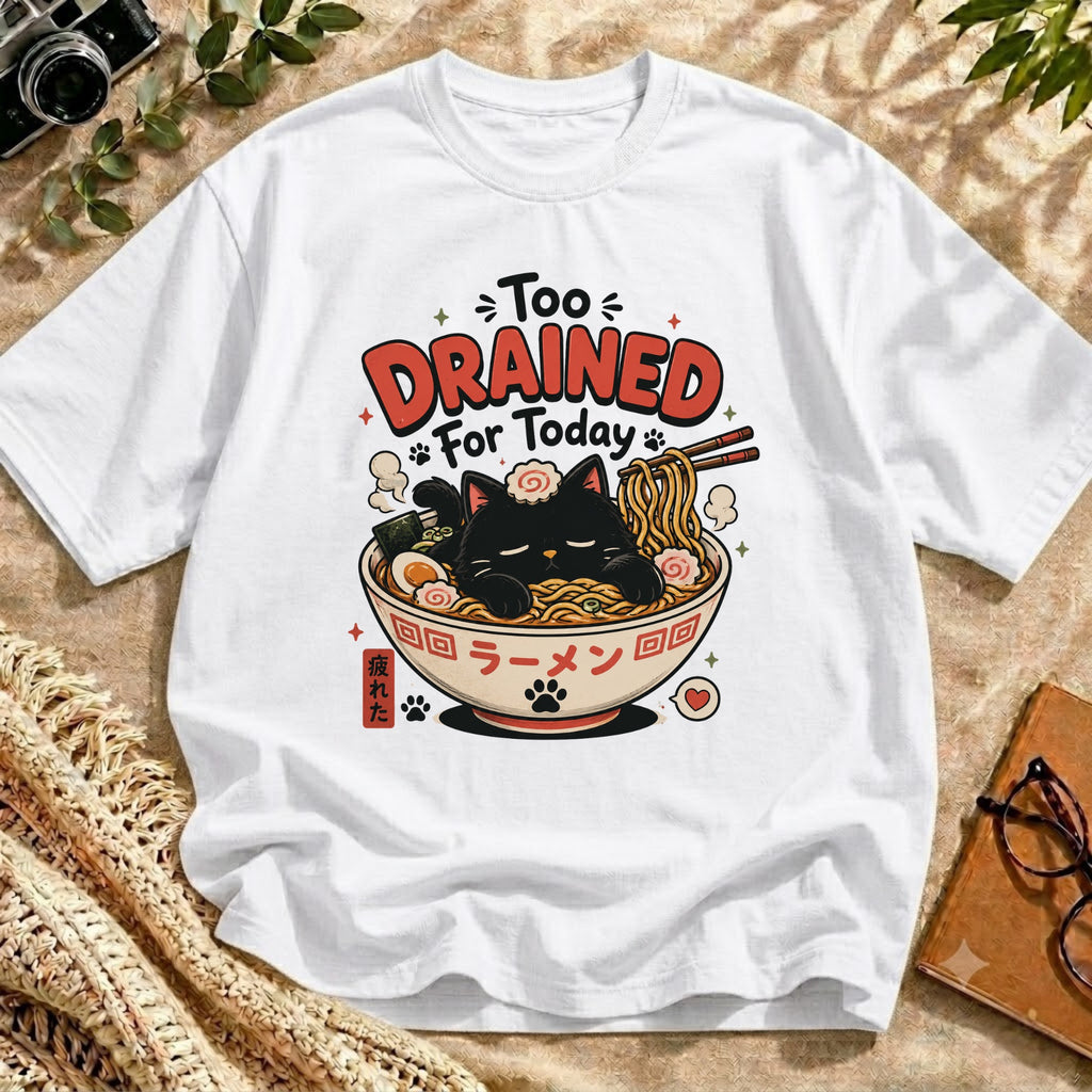 Midnight Ramen Cat Tee