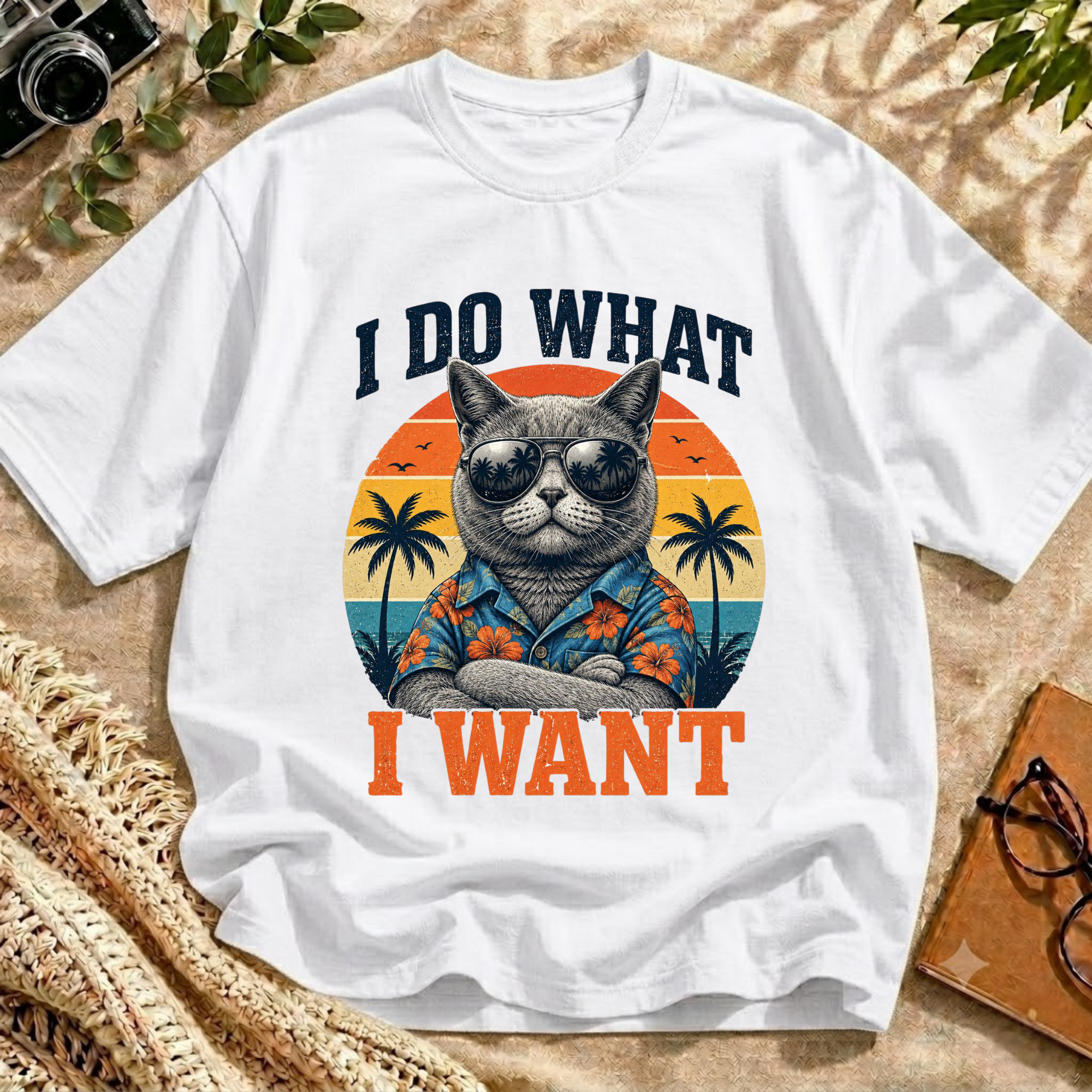 Emotionally Relaxed Cat Tee