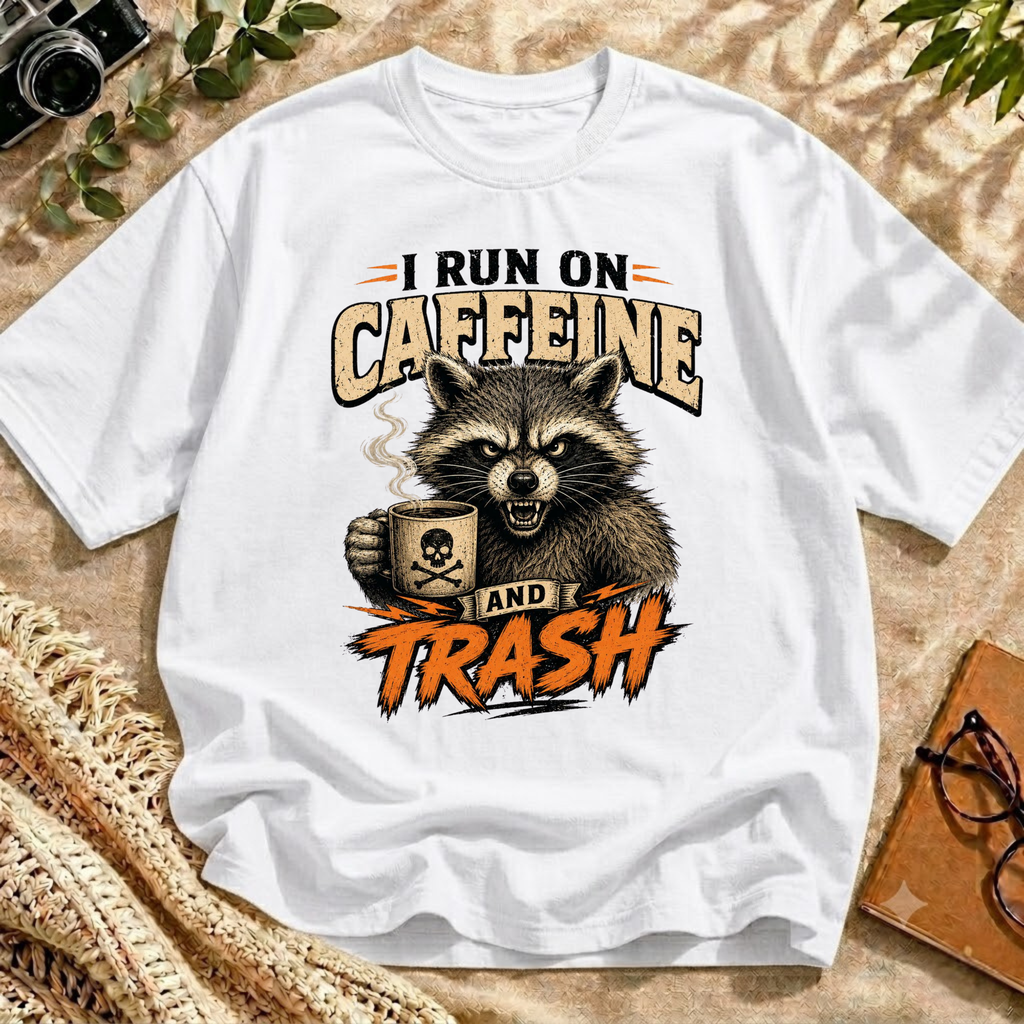 Caffeinated Trash Panda Tee