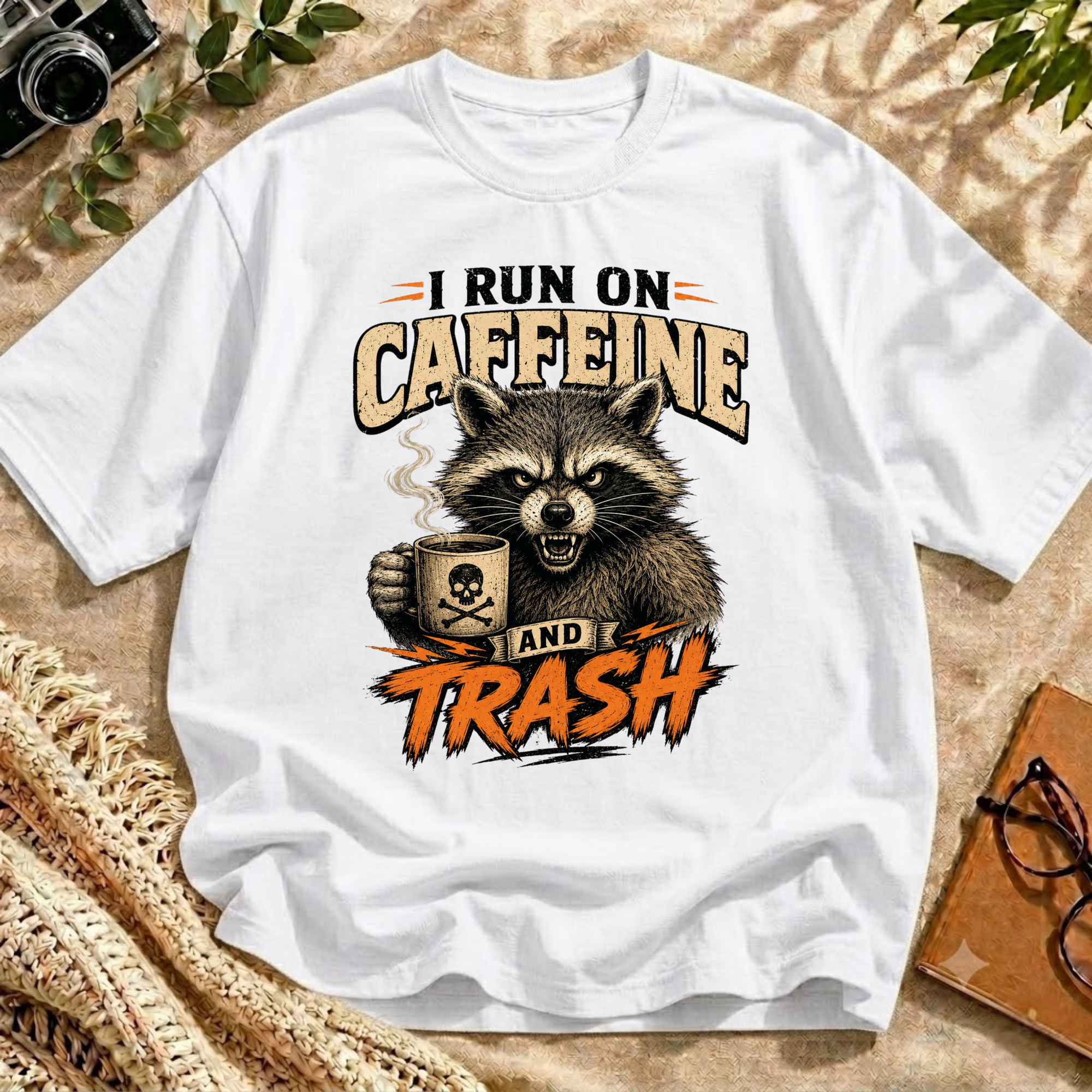 Caffeinated Trash Panda Tee