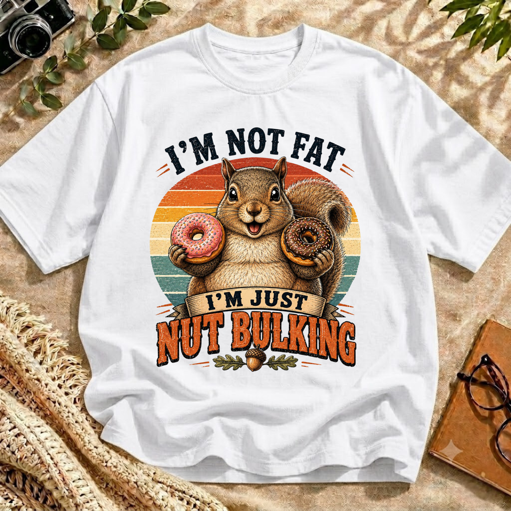 Certified Nut Addict Squirrel Tee
