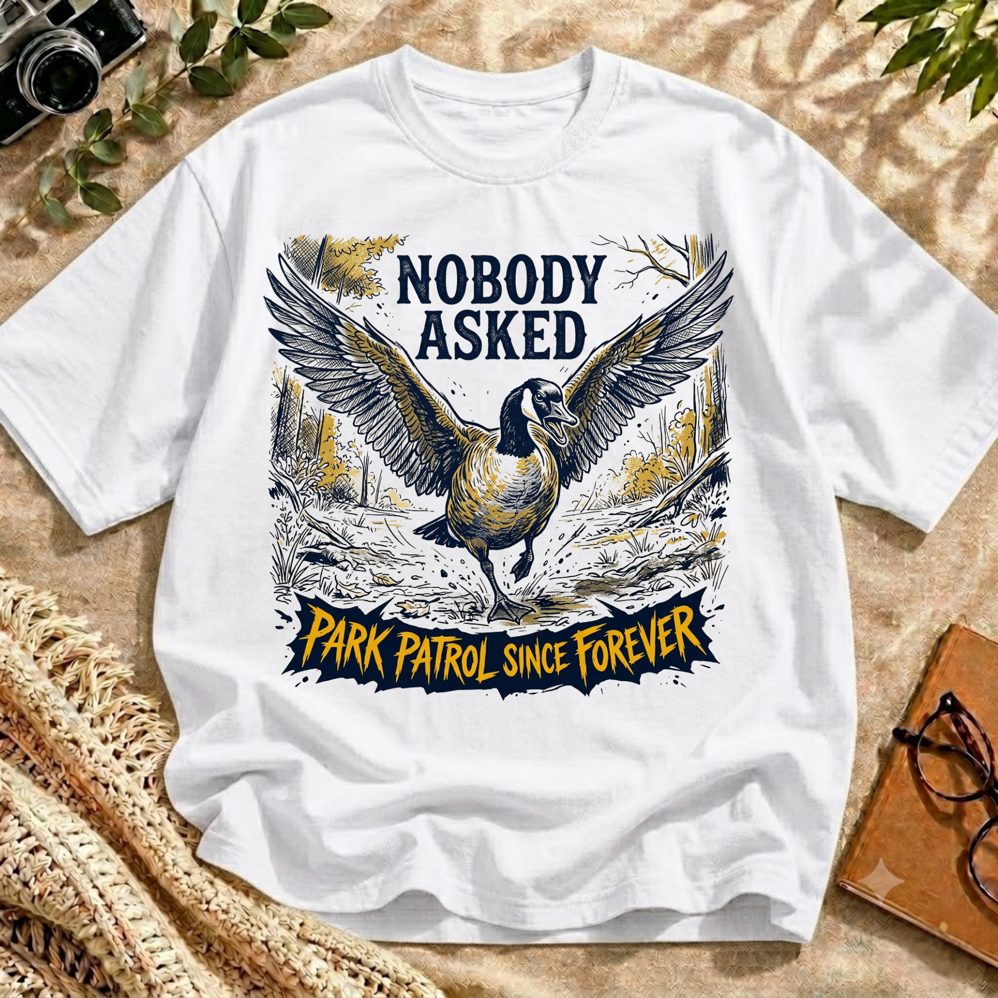 Angry Goose Funny Tee