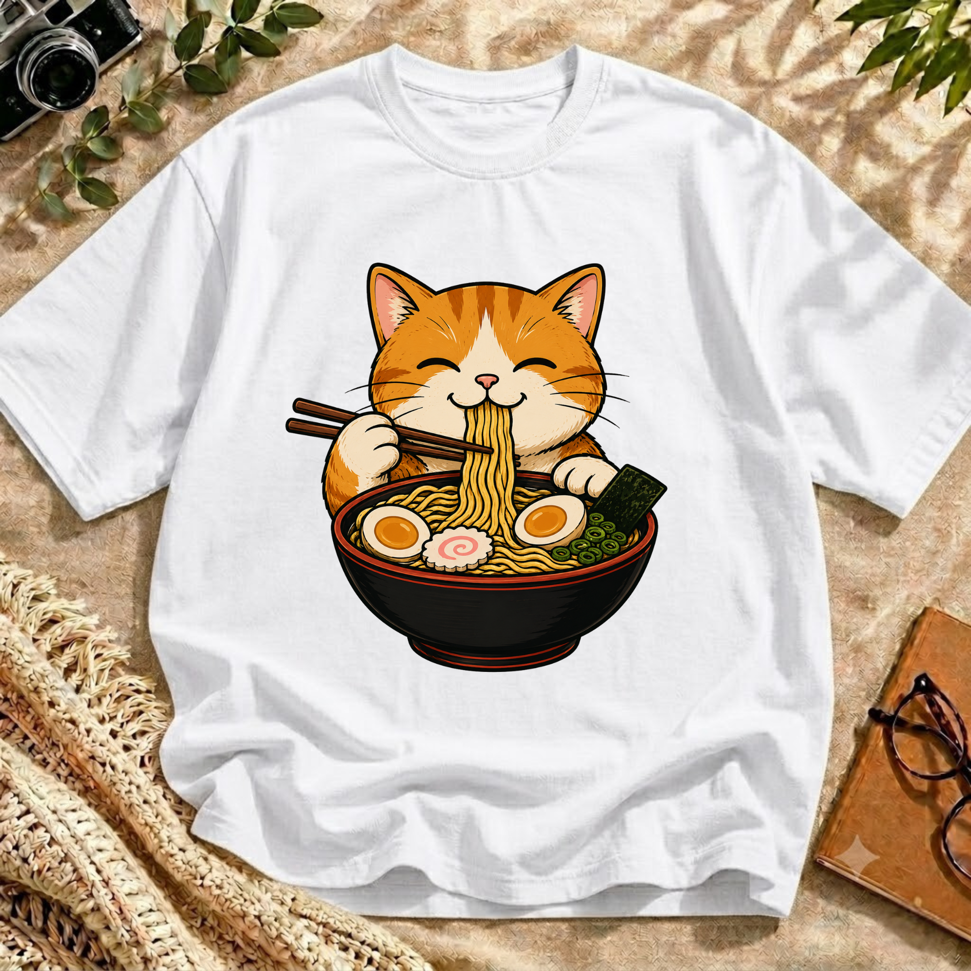 Ramen & Regret Cat Tee