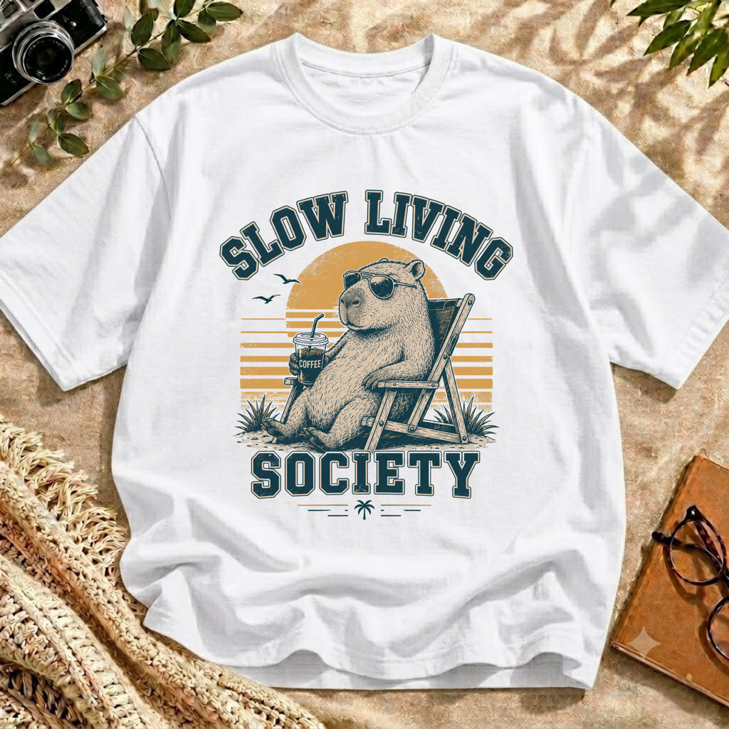 Chill Capybara Bear Tee