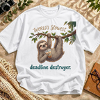 Lazy Sloth Coffee Tee