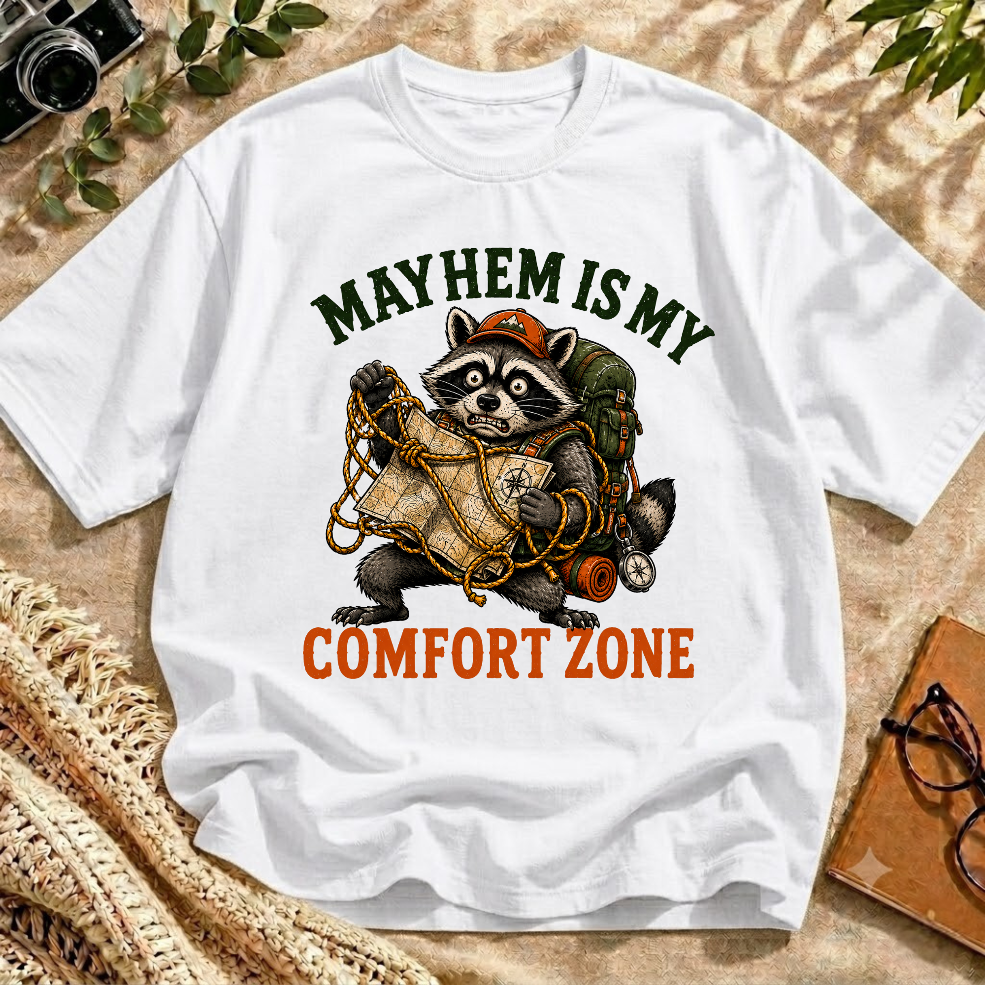 Dumpster Goblin Raccoon Tee